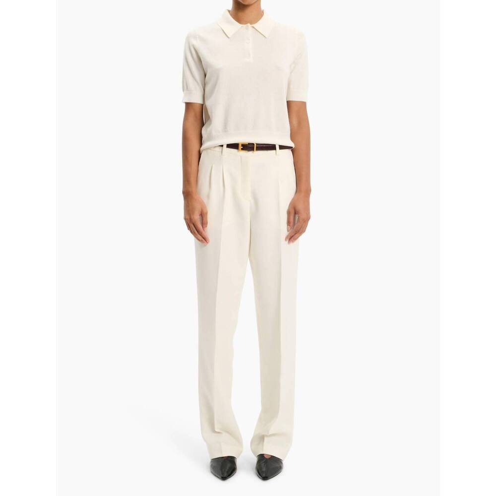 NEW ARCH4 CASHMERE octavia polo shirt in ivory